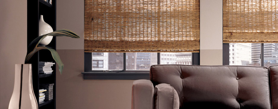 Рулонные шторы из бамбука Натур